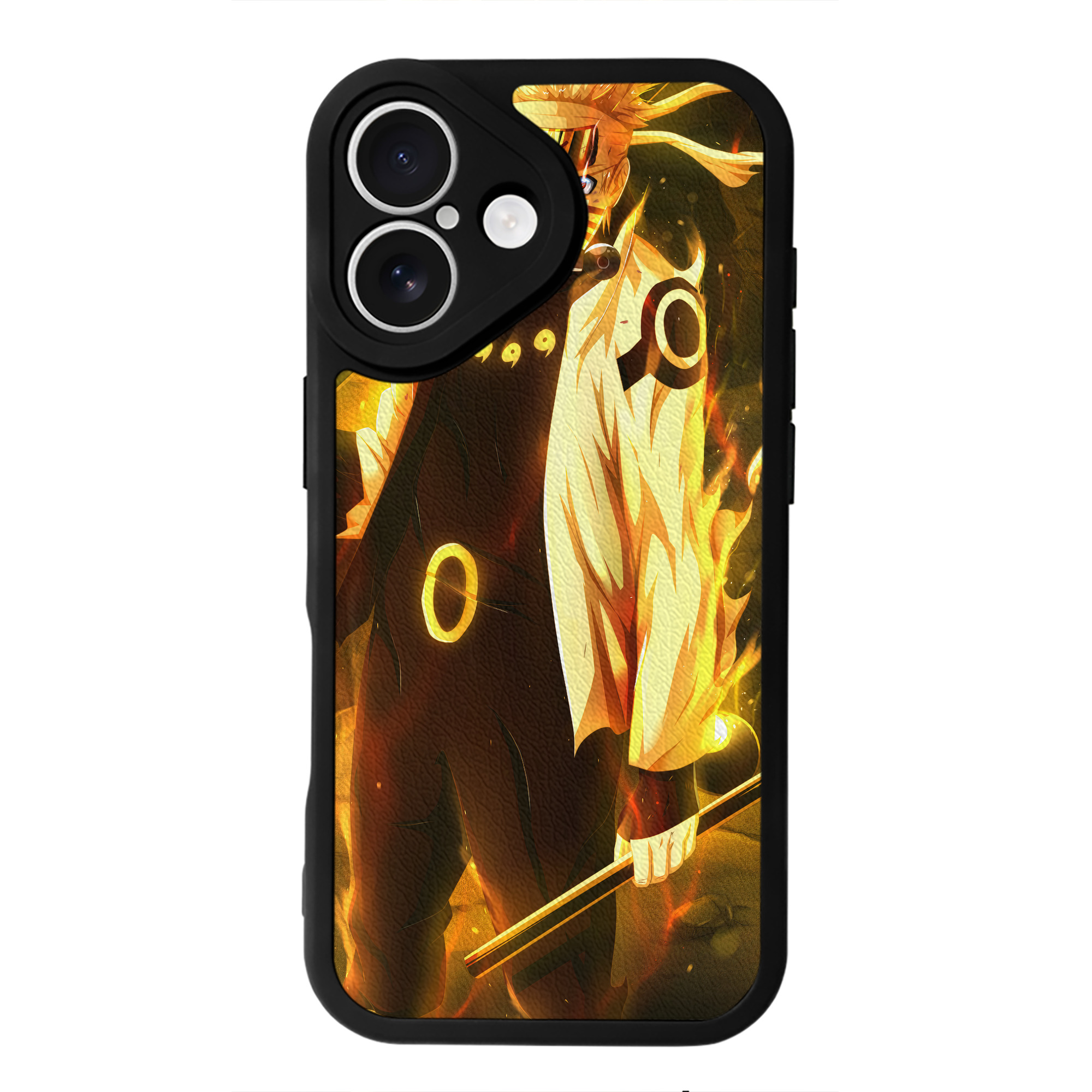 （画像用） NARUTO -ナルト- NARUTO -ナルト- 疾風伝 【iPhone 16シリーズ対応】シリコンスマホケース（レザー調） 材質：シリコン